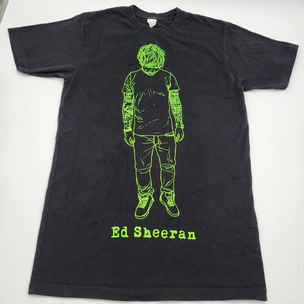 Ed Sheeran X Multiply Tour T-Shirt Size Small Black Double-Sided Concert Tee - Picture 6 of 9